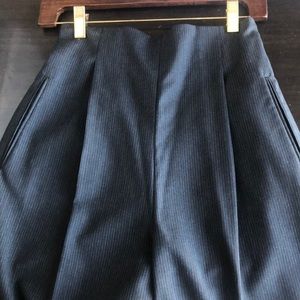 Vintage 90’s Romeo Gigli Hi-Waist pinstripe slim leg, cuffed pant.